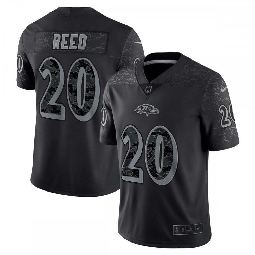 Ed Reed Baltimore Ravens Nike Retired Player RFLCTV Limited Jersey - Black-Profan Arena